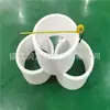 Tubo moldado em PTFE com pó de fibra de carbono preenchido Tubo moldado em PTFE com fibra de vidro e grafite preenchido Tubo grande