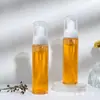 Botella Espumosa Mousse Limpiadora de Presión 80/100ml Botella Espumosa Limpiador Facial Botella Dosificadora Cosmética de Plástico PET