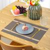Mantel individual cuadrado Amazon Spot, Elegante mantel individual con aislamiento estilo europeo, Mantel individual para mesa de restaurante, Antideslizante e Impermeable