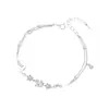 Pulseira Dança de Borboleta Amorosa: uma Peça de Joia de Nicho de Alto Acabamento, Doce e Delicada para Meninas, Única e Não Repetitiva, Perfeita para o Dia a Dia e Acessórios Versáteis