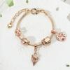 Pulsera DIY de gato kt de Sanrio Panjiadora más vendida transfronteriza de Europa y Estados Unidos, pulsera de gato dorado arena lindo con gota de aceite