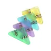 Clip de Esquina Triangular, Carpeta Triangular, Carpeta de Papel de Prueba Anti-Rizado Duradera, Clip Triangular de Sellado Multifuncional