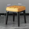 Bancos, Bancos Bajos Pequeños para Uso Doméstico, Bancos para Sala de Estar, Bancos Apilables, Sillas Pequeñas para Niños, Bancos para Mesa de Café, Bancos para Sofá, Bancos Cuadrados, Bancos Suaves