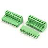Terminal enchufable macho a hembra para PCB conector enchufable paso 2EDG5.08MM apertura pin recto