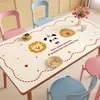Mantel de Mesa de Dibujos Animados 2026 Nuevo Estilo Mantel Impermeable y a Prueba de Aceite Sin Lavado Mantel para Mesa de Café Mantel de Protección de Mesa de Gama Alta de Lujo Ligero