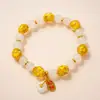 Pulseira de Vidro Cor de Cinza para Mulheres, Joia Brinquedo Cultural Novo Atraente para a Fortuna, Pulseira de Joias para Pontos Turísticos de Templo Atacado