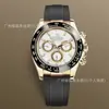 Comercio Electrónico Transfronterizo Popular Daytona Tres Ojos Seis Pines Reloj Mecánico Cronógrafo Multifunción Luminoso Acero Inoxidable Correa Calendario