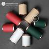 Latas de chá criativas redondas pequenas latas de papel chá preto chá verde chá perfumado caixa de embalagem universal pronta entrega cilindro vazio