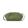 Nova moda popular Bolsa Nuvem Oceânica de Rede Cor Sólida Tecida Multicor Macia Bolsa de Ombro Transversal de PU Bolsa Versátil