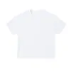 Camiseta de Manga Corta con Hombro Caído, Hilo Doble de 260g, Sensación Fresca, Verano, Tallas Grandes, Algodón Puro, Pareja, Blanco Puro, Manga Media, Hombres y Mujeres, Añadir LOGOTIPO
