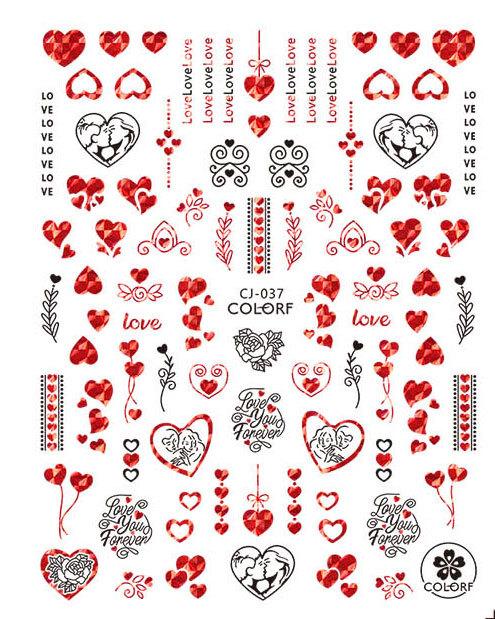 CJ037黑色+镭射红