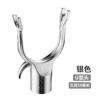 Accesorios de cabezal de horquilla para ropa de hogar, horquilla para ropa de aleación de zinc engrosada de 19 mm, poste para ropa, conector opcional multicolor al por mayor