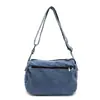 Bolso Mensajero de Mezclilla Lavada Transfronterizo 2025 Estilo Nuevo Bolso Tote Ligero Bolso Cruzado Informal Versátil Bolso de una Sola Compartimento para Mujer