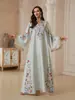 SW2615 Vestido transfronterizo para mujer, cuello en V, estampado, con flecos, bata elegante, ropa malaya