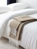 Manta de Toalla para el Pie de la Cama Jacquard Espiga Manta Decorativa de Ocio Nórdico en stock una Manta Nórdica INS
