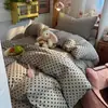 2026 Nuevo Hilo de Pompón Estampado Dormitorio Estudiantil Cama Individual Litera Juego de Tres Piezas Juego de Cuatro Piezas