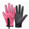 Luvas Transfronteiriças para Homens e Mulheres, Quentes Outono e Inverno À Prova de Frio e À Prova D'água Ciclismo Tela Sensível ao Toque Mais Veludo Dedo Inteiro Antiderrapante Esportivas Outdoor