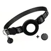 Amazon Más Vendido Transfronterizo Collar para Gato Airtag con Cascabel Collar Reflectante con Huella de Pata Posicionamiento Airtag