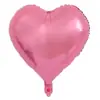 Globo de película de aluminio con forma de corazón 'Amor' de 18 pulgadas para fiesta de cumpleaños, boda, globo de papel de aluminio en forma de corazón, globo para decoración de habitación de boda, venta al por mayor