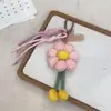 Pendente de Desenho Animado em Tecido Artesanal Estilo Coreano Chaveiro de Boneca de Planta Fofa Estilo Ins Charme de Bolsa Feminino