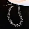 Collar de Macramé Trenzado con Borlas de Encaje, Elegante y Único Estilo Minimalista Cadena para Clavícula con Sentido de Diseño, Joyería de Nicho para Mujeres