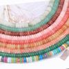 6*2mm Cuentas Espaciadoras de Ábaco de Jade de Cristal Natural Cuentas Sueltas DIY Pulsera Collar Espaciador Accesorios de Joyería Venta al por Mayor