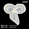Pegamento para espejo tamaño gota lazo molde de silicona gota de pegamento de cristal diy accesorios de soporte de mesa material de mesa para lápiz labial