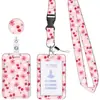 Cordón para Tarjeta de Documento UV con Hebilla de Tirar Retráctil Popular Estampada, Insignia Fácil de Colocar, Portatarjetas Transfronterizo con Varias Hebillas de Tirar Fáciles