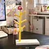 Soporte Creativo Lindo Forma de Árbol de Champiñón Escritorio para Gaming Juguete de Moda Almacenamiento Sala de Juegos Soporte para Auriculares y Controladores