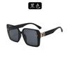 Gafas de Sol Pequeñas Estilo Chanel con Personalidad Calada para Mujer, Sentido de Atmósfera de Alta Gama, Muestran la Cara Pequeña, Sesión de Fotos Callejera Temperamental, Gafas de Sol Estilo Celebridad de Internet