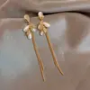 Pendientes Vintage Estilo Francés con Ojo de Gato Incrustado de Diamantes y Perlas, Pendientes de Lujo Ligero de Gama Alta, Exquisitos y Modernos Accesorios para Orejas Versátiles al por Mayor