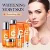 Serie de Cuidado de la Piel Sadoer Vitamina C de Cinco Pliegues Crema Loción Hidratante Iluminadora Tónico Iluminador Todo en Inglés Transfronterizo