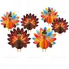 Decoración colgante de bola de panal de abeja de Amazon Turquía Fiesta de Acción de Gracias Tema de Otoño Centro de mesa Decoración de ambiente