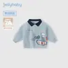 [7A Antibacteriano] Moletom Infantil Roupa de Outono Meninas Desenho Animado Gola Roupas Novo Manga Longa Outono Meninos Top