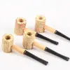 Superventas transfronterizo: pipas de mazorca de maíz, pipas portátiles, pipas desechables de maíz, accesorios para fumar en pipa al por mayor