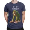 Camiseta Hipster Brr Brr Patapim Cerebro Podrido Italiano Hombre Algodón Redondo