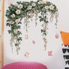 Festa de Aniversário Transfronteiriça Padrão de Galhos de Flores Desenho Animado Infantil Adesivos de Parede Jardim de Infância Quarto Infantil Decoração de Parede Pinturas Decorativas