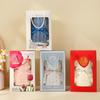 Toalha de Veludo Coral Listrada Doce Toalha Urso Lembrancinha de Casamento Toalha Absorvente Toalha de Limpeza Caixa de Presente Toalha de Presente