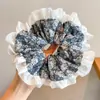 Goma de pelo retro estilo perezoso para mujer, scrunchie esponjoso estilo falda, banda elástica para el pelo nuevo modelo 2026, accesorio para el pelo estilo coreano
