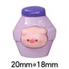 Cerdo de arándano de dibujos animados comida y juego pastel diy resina accesorios de joyería horquilla vaso de agua niños material hecho a mano venta al por mayor