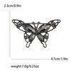 Broche de mariposa hueco con diamantes de imitación de aleación retro de alta calidad europeo y americano, temperamento exquisito, alfileres de joyería de ramillete para ropa de mujer