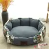 Caseta para Perro para Todas las Estaciones, Caseta para Mascota Removible y Lavable, Caseta para Gato, Caseta para Perro Grande, Mediano y Pequeño, Cama para Perro, Caseta con Colchoneta de Verano