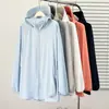 Verão 2026 Nova Roupa Feminina Plus Size 120kg Casual Fina Jaqueta com Capuz Proteção Solar para Mulheres Plus Size 6742