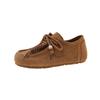 Zapatos Retro Birkenstock de Cuero de Vaca para Mujer Otoño 2025 Nuevos Zapatos Individuales de Suela Gruesa Moda Punta Redonda Zapatos Casuales para Mujer Zapatos de Canguro