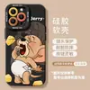 Funda para Teléfono Móvil Apple 18Promax de Gato y Ratón Modelo Nuevo 17Pro Dibujos Animados 16 Silicona Aire Linda 15 Funda Suave 14