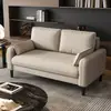 Sofá de oficina estilo nórdico, de lujo ligero, adecuado para apartamentos pequeños, hogares, oficinas, tiendas, hoteles y casas de huéspedes; disponible en opciones de dos y tres plazas