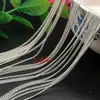 Acessórios de metal base prateado materiais DIY feitos à mão contas de posicionamento fio de cobre fecho de colar corrente argola de salto aberta