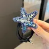 Lindo Perrito de Hilo Azul Pinza para el Cabello Pinza para Flequillo Pinza de Pato Pinza para el Cabello con Pedrería Pinza Lateral para Mujer Accesorio para el Cabello