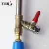 Interruptor de Válvula de Bola Bomba de Pulverización Manguera de Alta Presión Bomba de Pistón de Tres Cilindros Conector de Manguera de Goma Válvula de Paro de Agua de 1/4 de pulgada Accesorios