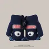 Guantes Pequeños para Niños, Guantes de Medio Dedo para Bebés, Niñas y Niños, Engrosados de Invierno, Cálidos, Cortavientos, Guantes de Cinco Dedos para Bebés de un Año